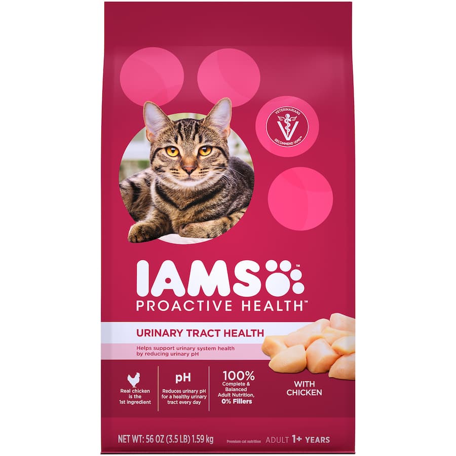 Iams Sensitive Dry Cat Food Chicken - Urinary Tract Care Bag 1.59kg