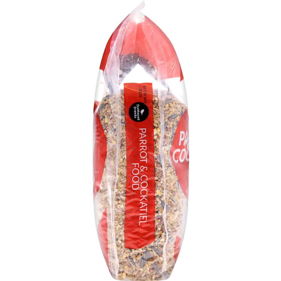 Feathered Friends Pet Food Parrot & Cockatiel Bird Seed Bag 2kg