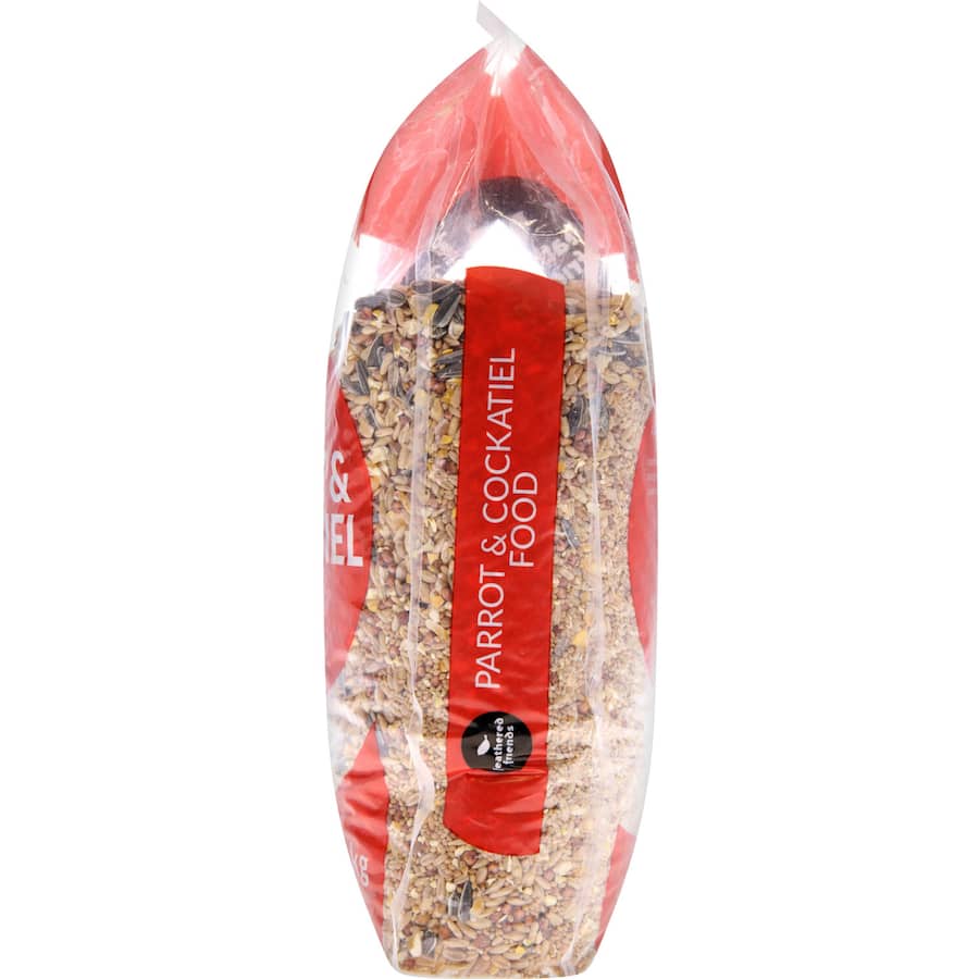 Feathered Friends Pet Food Parrot & Cockatiel Bird Seed Bag 2kg