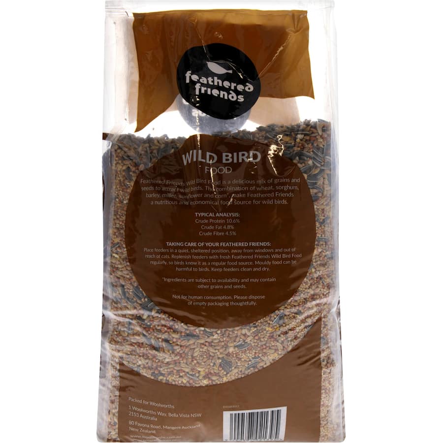Feathered Friends Pet Food Wild Bird Seed Bag 5kg