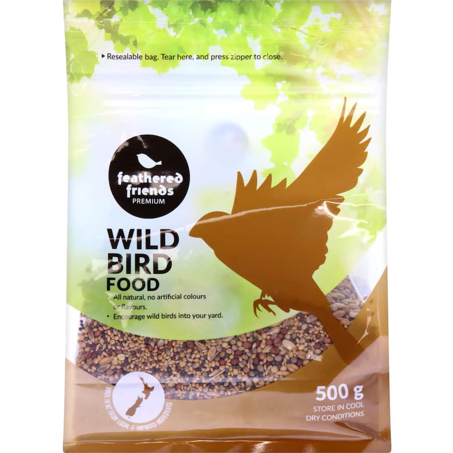 Feathered Friends Pet Food Wild Bird Seed Bag 500g