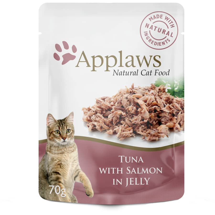 Applaws Wet Cat Food Tuna With Salmon In Jelly Pouch 70g