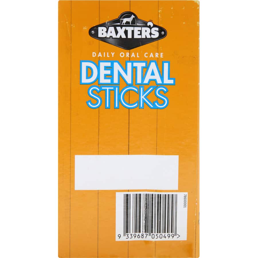 Baxters Large Breed Dog Treats Dental Sticks Box 28pack