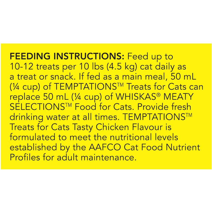 Temptations Mega Cat Treats Tasty Chicken Pouch 180g