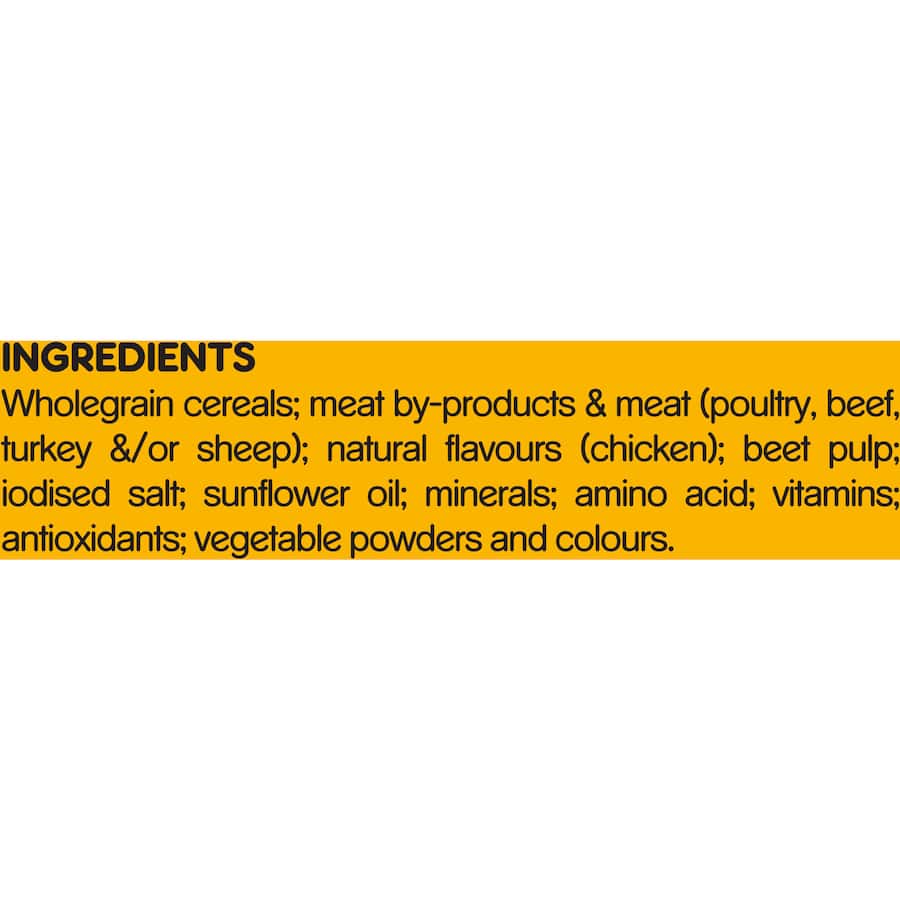 Pedigree 7+ Dry Dog Food with Real Turkey, 3kg bag, supports senior dog health with high protein, vitamins, and essential nutrients.