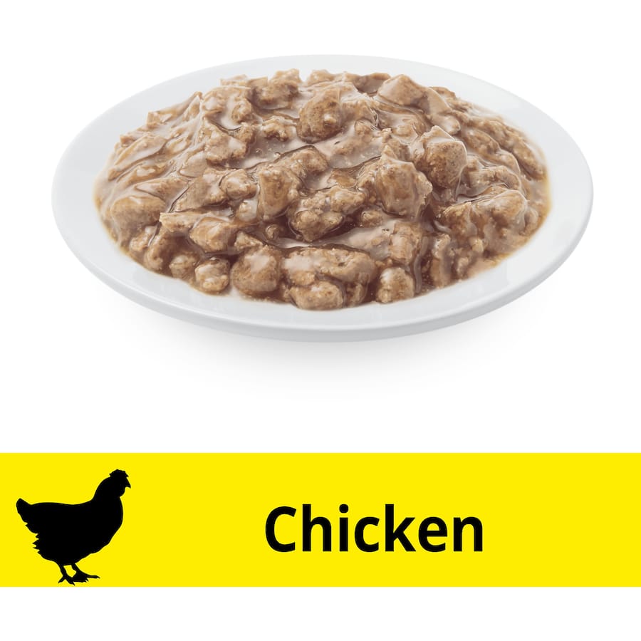 Whiskas Kitten Wet Cat Food Chicken In Gravy Pouch 12x85