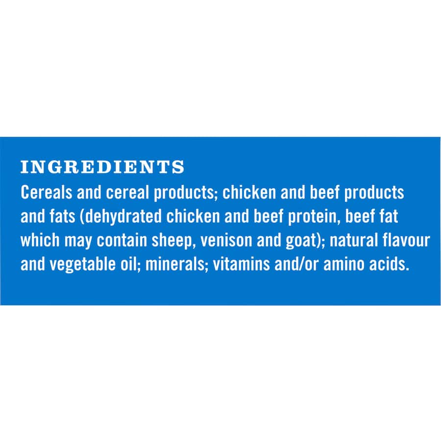 Bite-sized kibble made with New Zealand chicken for complete nutrition and flavor in a 3kg bag for adult dogs.