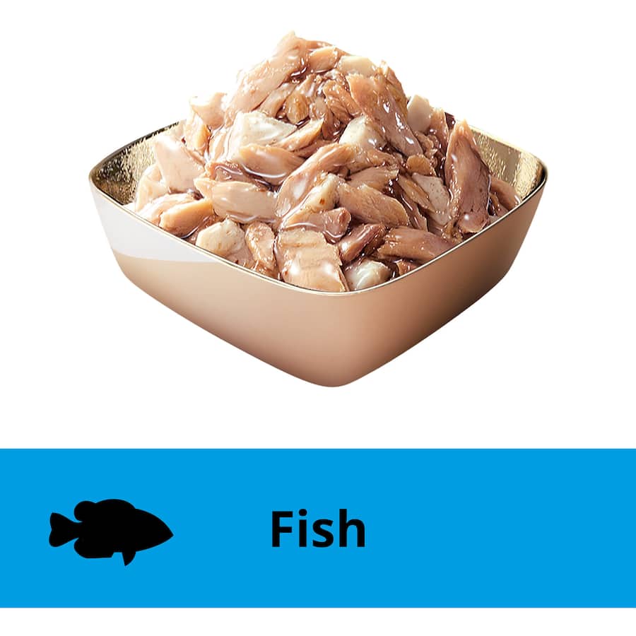 Dine Fine Flakes Wet Cat Food Tuna & Whitefish Pouch 35g