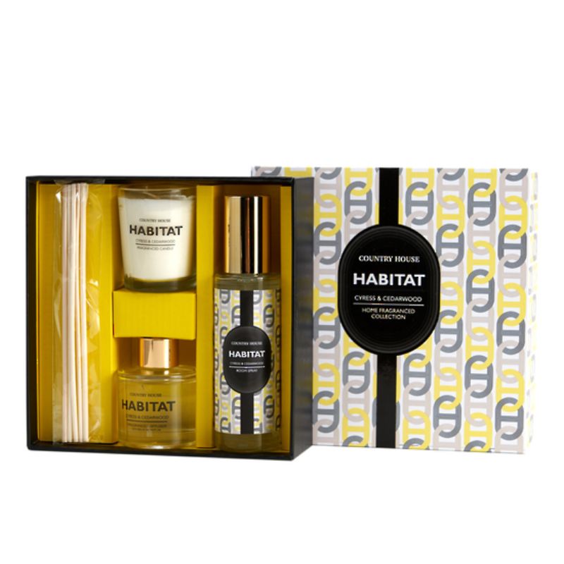 Habitat Cypress and Cedarwood 3pc Gift Box