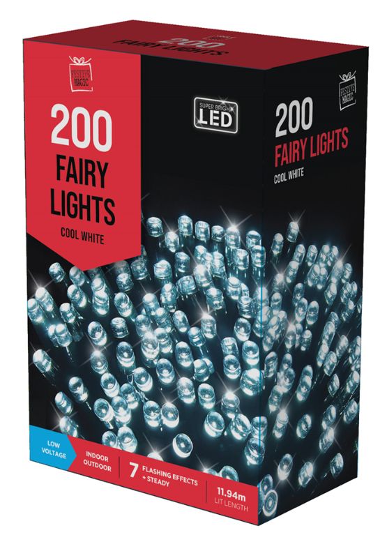 Leds Flashing Lights - Cool White (200pcs)