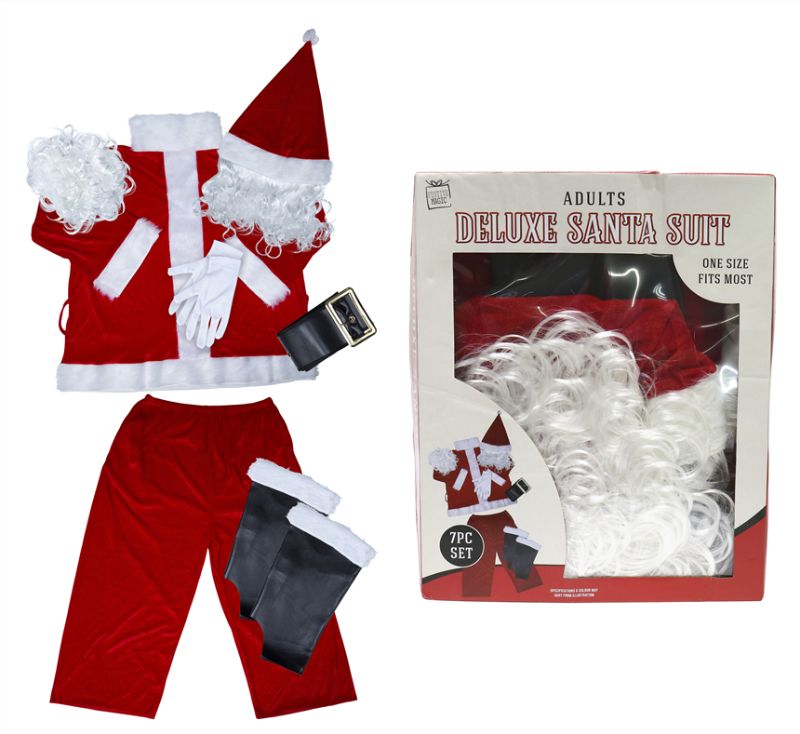 Deluxe Santa Suit (7pcs)