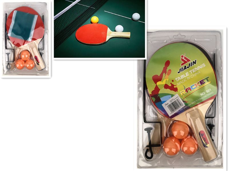Table Tennis Sets - 14.5 X 25cm (Set of 12)