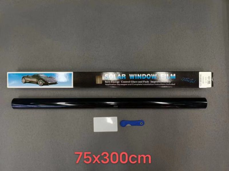 Car Sun Shade - Film Dark 70 x 300cm (Set of 12)