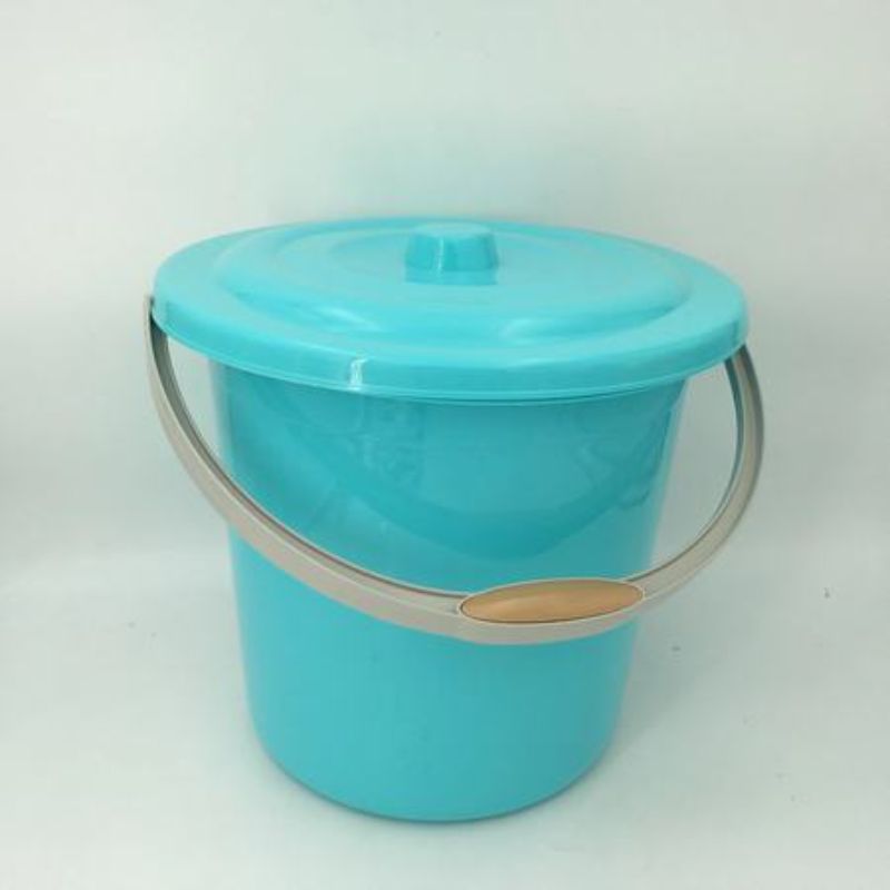 Bucket with Lid - Blue 33 x 30CM (Set of 6)