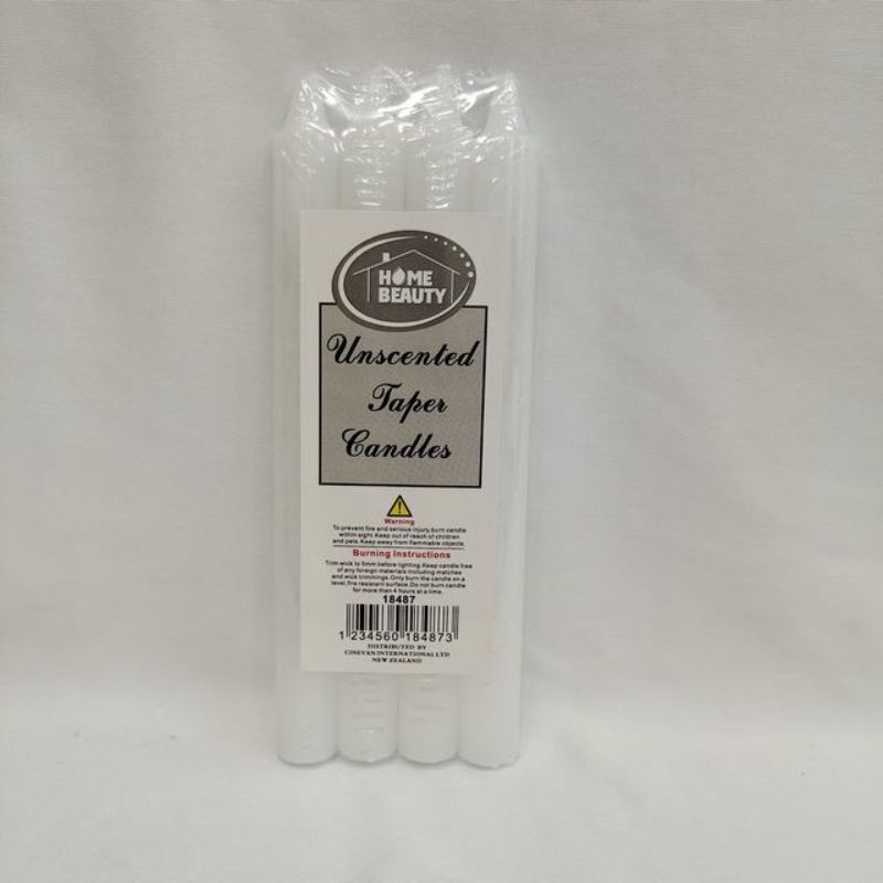 Candles - Unscented White 40g (48pcs)