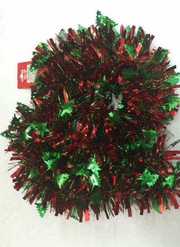 Christmas Tinsel - Multi 2m (Set of 10)