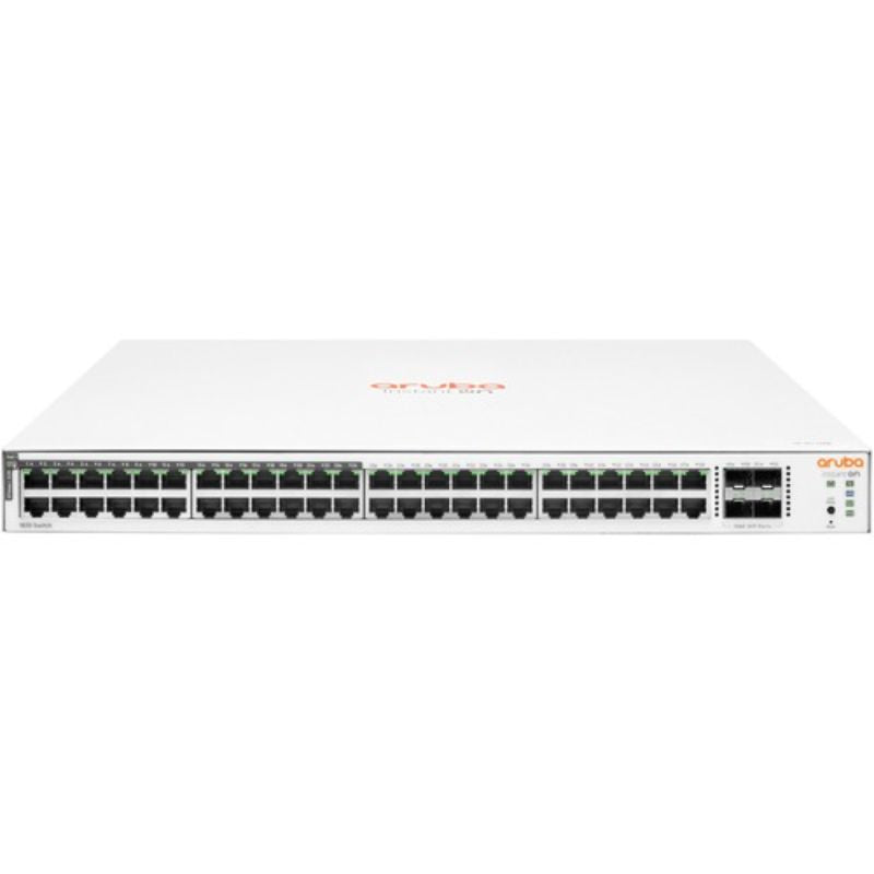 Aruba Instant On 1830 48G 24p Class4 PoE 4SFP 370W Switch - 48 Ports - Manageabl