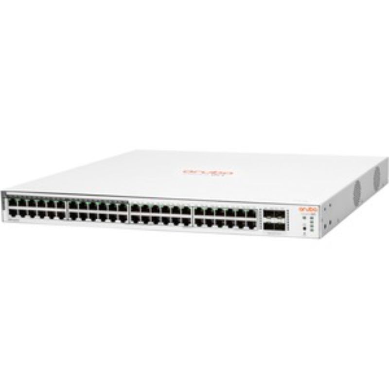 Aruba Instant On 1830 48G 24p Class4 PoE 4SFP 370W Switch - 48 Ports - Manageabl