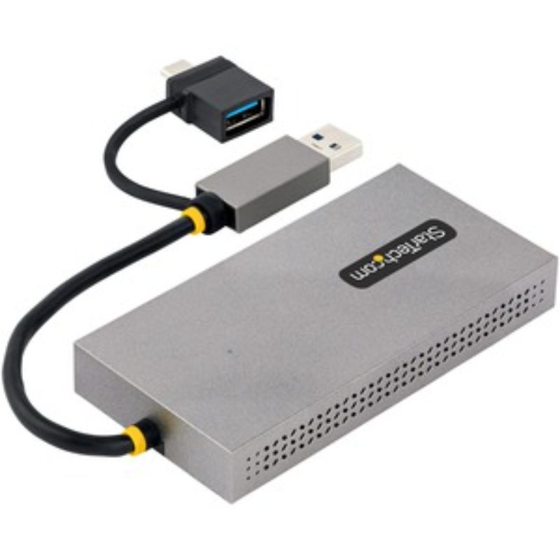 StarTech.com USB-A/USB-C to Dual HDMI Adapter - 1 Pack - 1 x 24-Pin USB 3.2 (Gen
