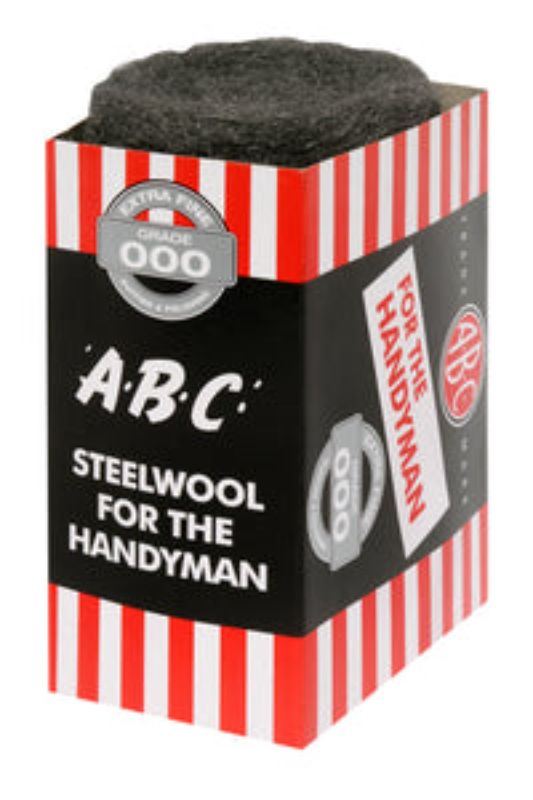 STEEL WOOL ABC BRAND - HANDYMAN PACK GRADE # 000 EXTRA FINE