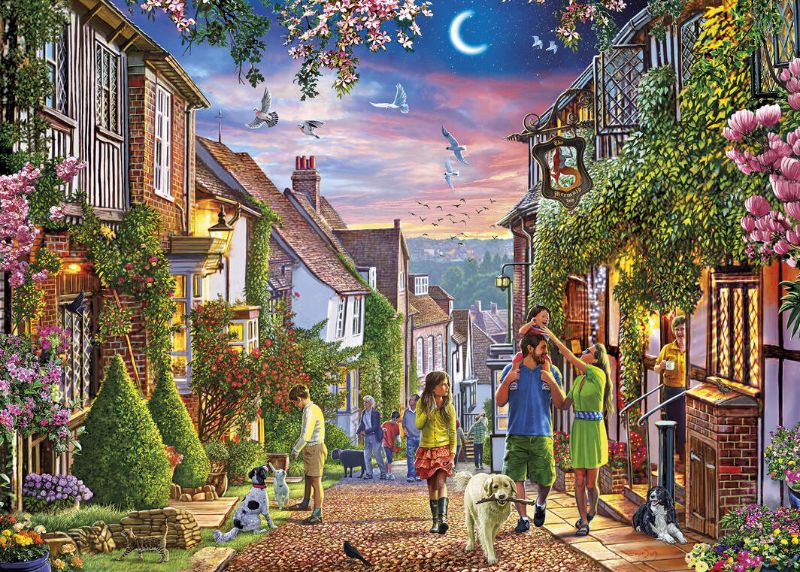 Jigsaw - Gibsons: Mermaid Street, Rye (1000pcs)
