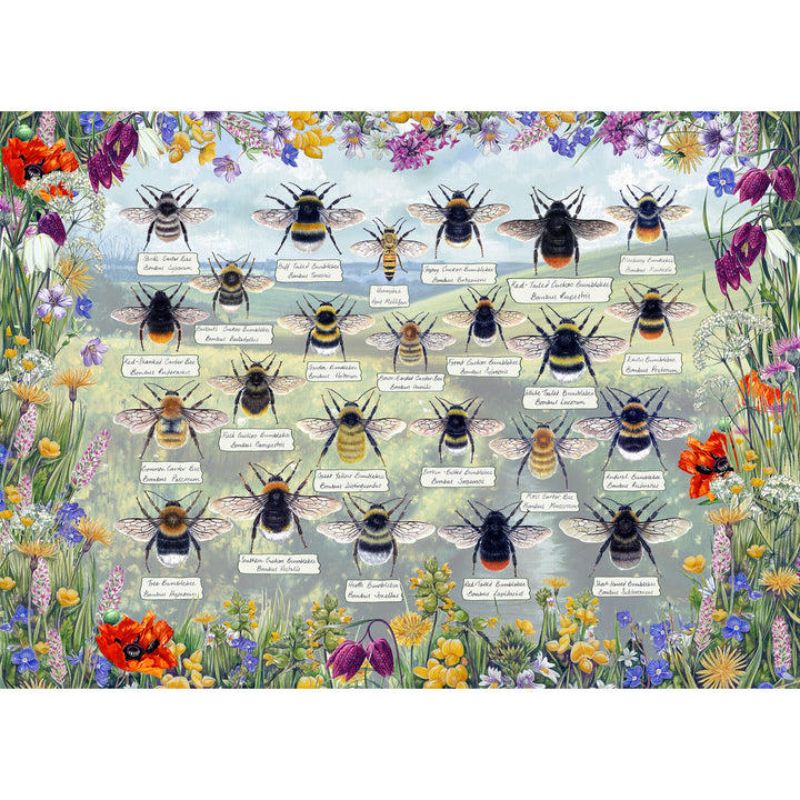 Jigsaw - Gibsons: Brilliant Bees (1000pcs)