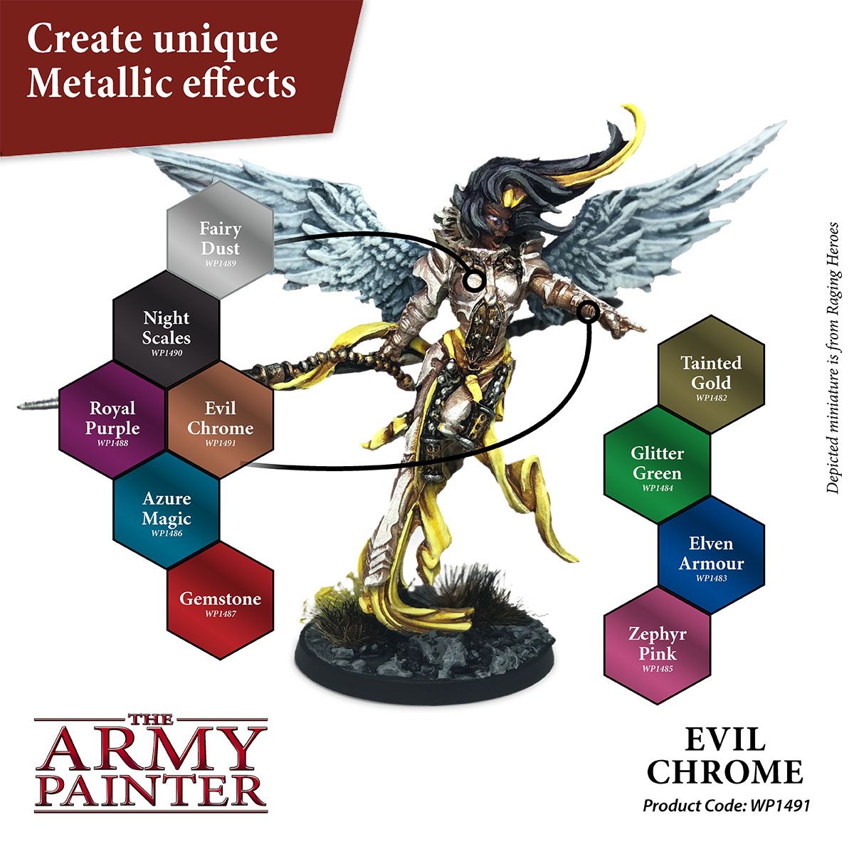 Army Painter - Metallics - Evil Chrome Acrylic Paint 18ml