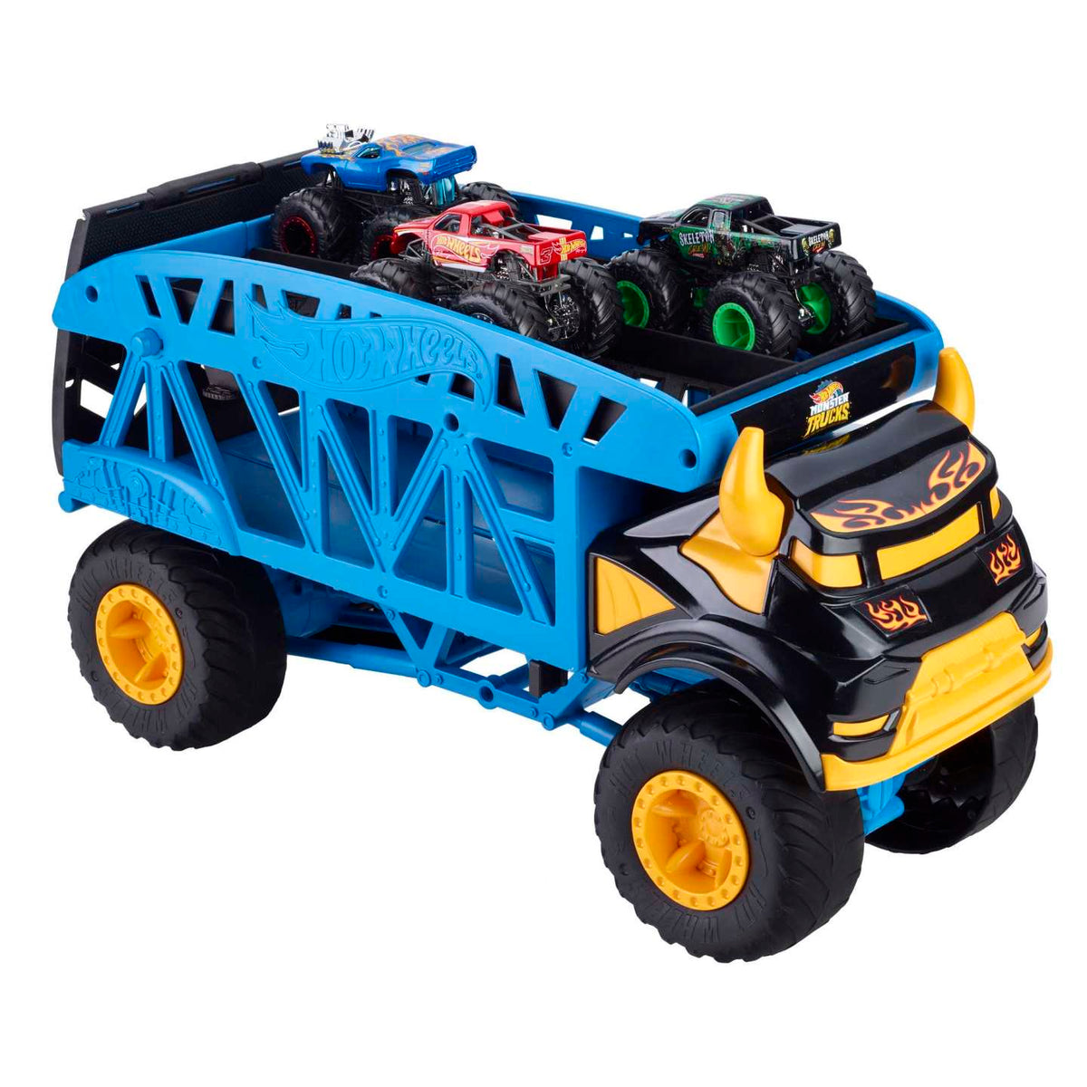 Hot Wheels - Monster Trucks - Monster Mover + 3 Bundle - Toy Vehicle