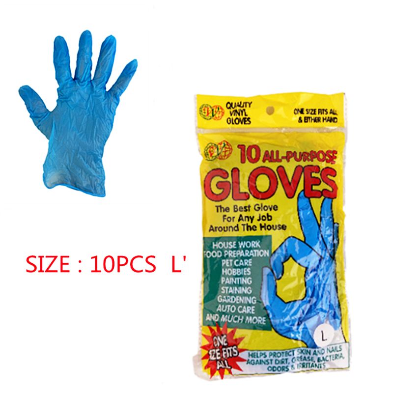 PVC GLOVES - Large (12 Packs)