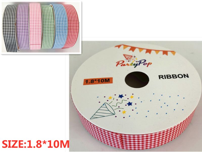 RIBBON - 1.8 x 10M (Red/WHITE)