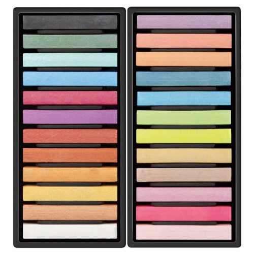 Milan Soft Pastels 24 Pack Metallic Colours