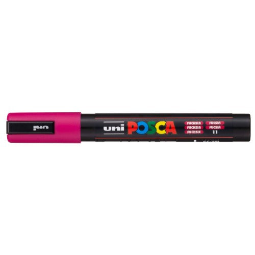 Uni Posca Marker 1.8-2.5mm Med Bullet Fuchsia PC-5M