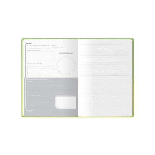 Jumble & Co Gratitude Journal A5 Thankful & Wishful