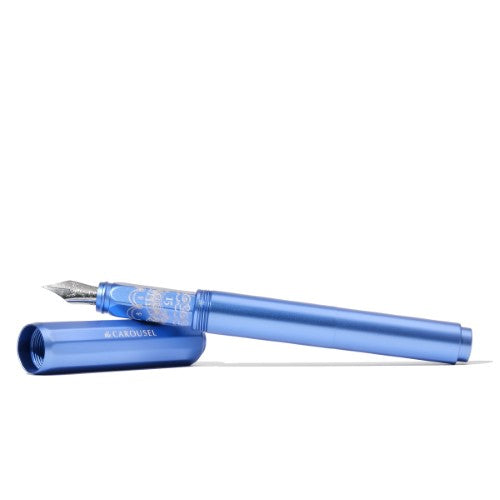 FWP Fountain Pen Aluminum Carousel Blue Revelry Fine