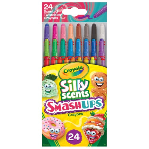 Crayola Smash Ups Mini Twistables Crayons 24Pk