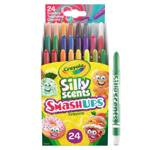 Crayola Smash Ups Mini Twistables Crayons 24Pk