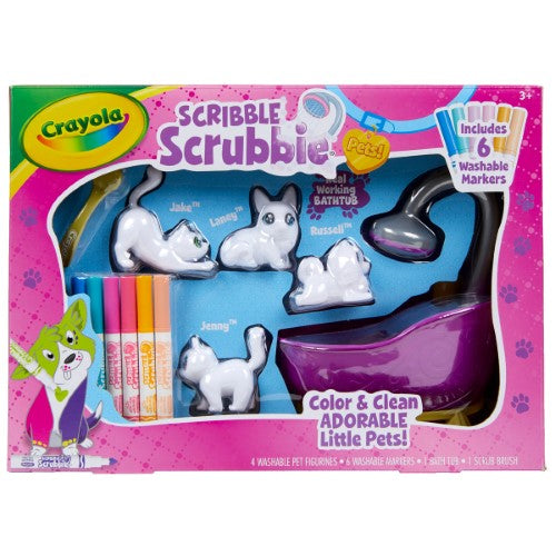 Crayola Scribble Scrubbies Pets Bath Tub Playset (Refresh)
