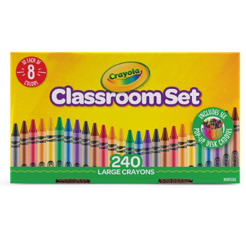 Crayola Large Crayons Classroom Set 240 Pieces
