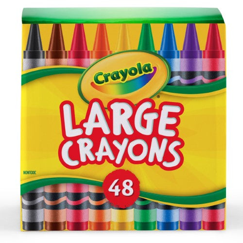 Crayola Large Crayons Desk Pack 48 Pieces