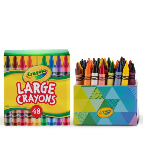 Crayola Large Crayons Desk Pack 48 Pieces
