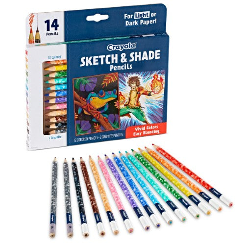 Crayola Sketch & Shade Pencil 14pk