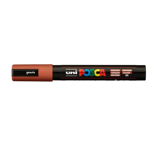 Uni Posca Marker 1.8-2.5mm Med Bullet Chestnut PC-5M