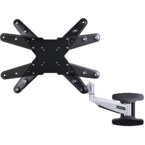 TV Wall Mount - VESA Full Motion for 23-55in TVs (Black/Silver)