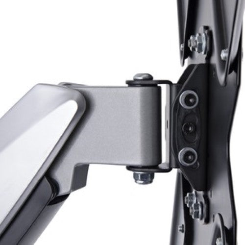 TV Wall Mount - VESA Full Motion for 23-55in TVs (Black/Silver)