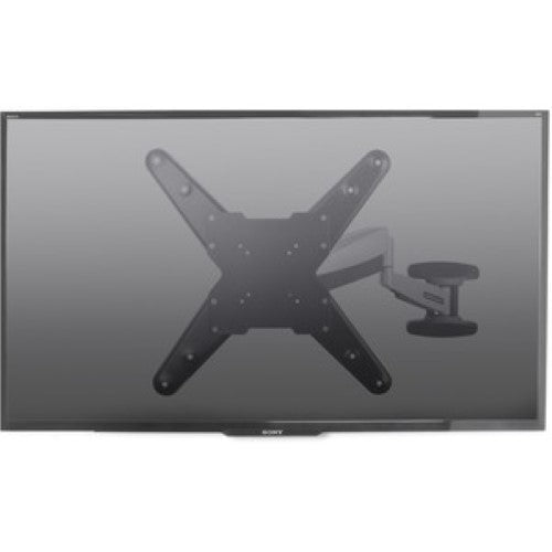 TV Wall Mount - VESA Full Motion for 23-55in TVs (Black/Silver)