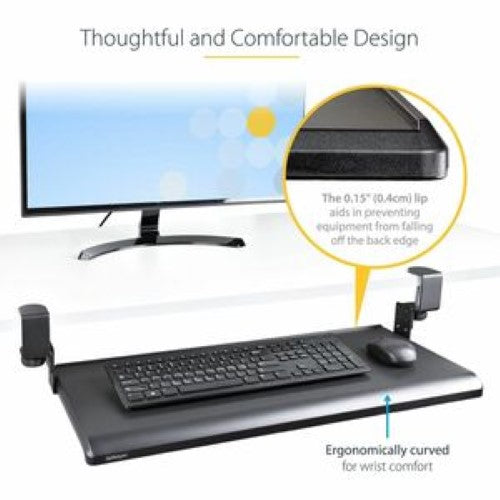 Under-Desk Keyboard Tray - Adjustable Up to 12kg/26.5lb