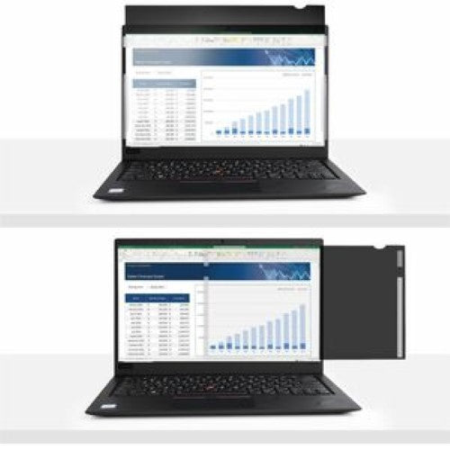 StarTech 15.6" laptop privacy filter with anti-glare, reversible matte/glossy design for optimal screen protection and privacy.