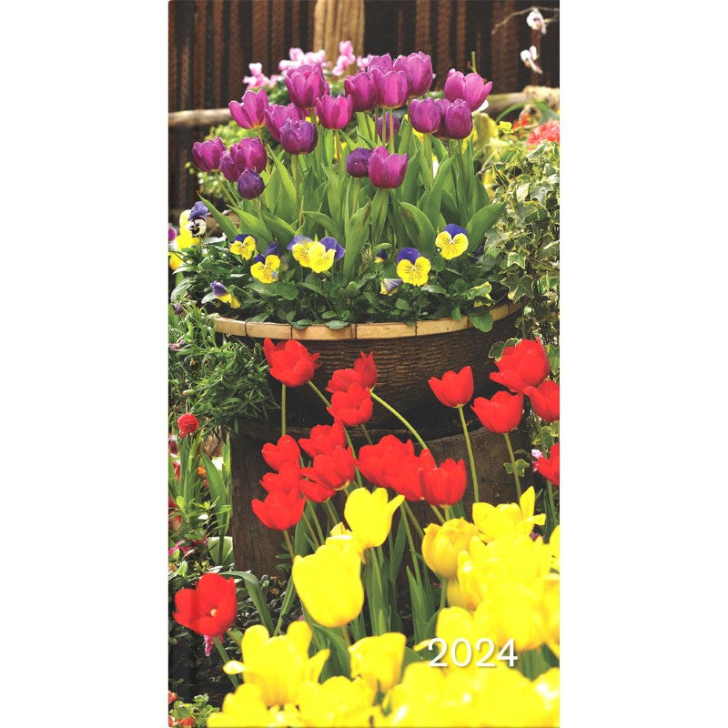 Collins Diary CW7 Notes Floral Even Year