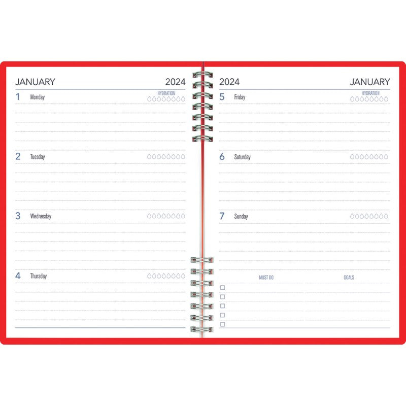 Collins Diary A53 Starburst Week To View Wiro Even Year