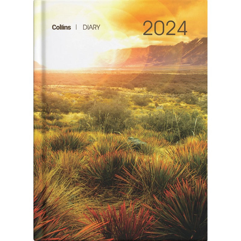 Collins A51 NZ Majestic Landscapes Day to Page Diary Even Year